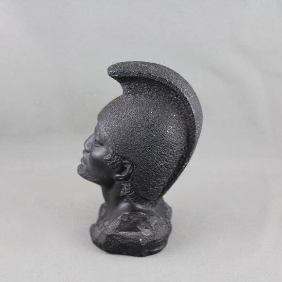 Vintage Coco Joe Tiki Bust - King Kamehameha Bust - Made with Lava - Picture 4 of 8